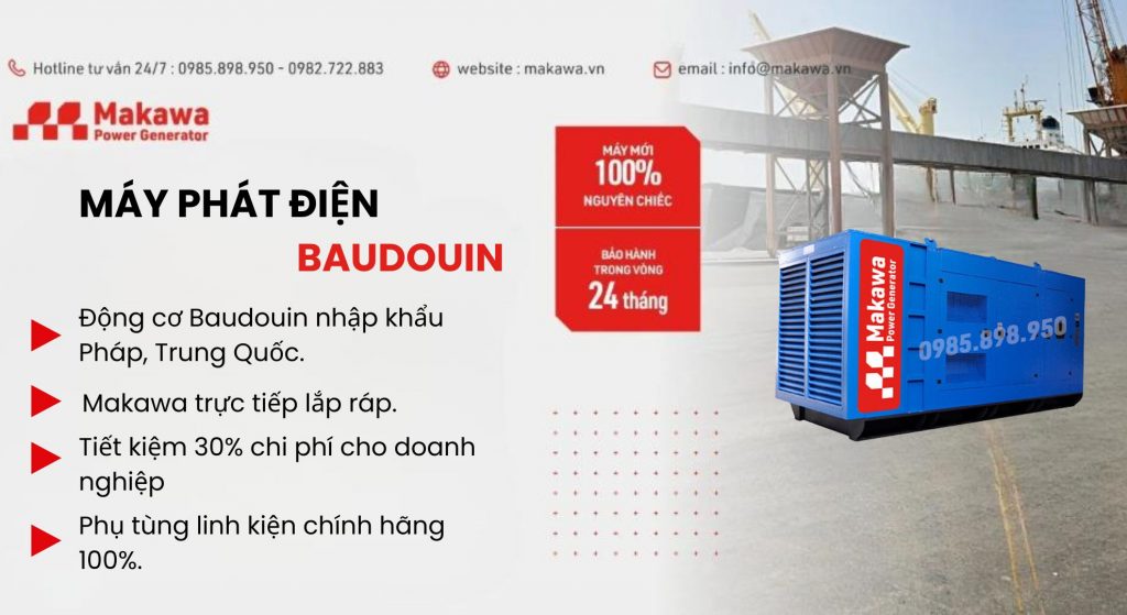 máy phát điện Baudouin