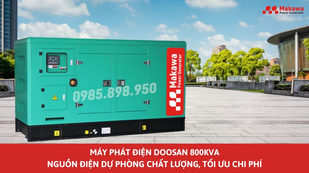 Máy phát điện Doosan 800kVA